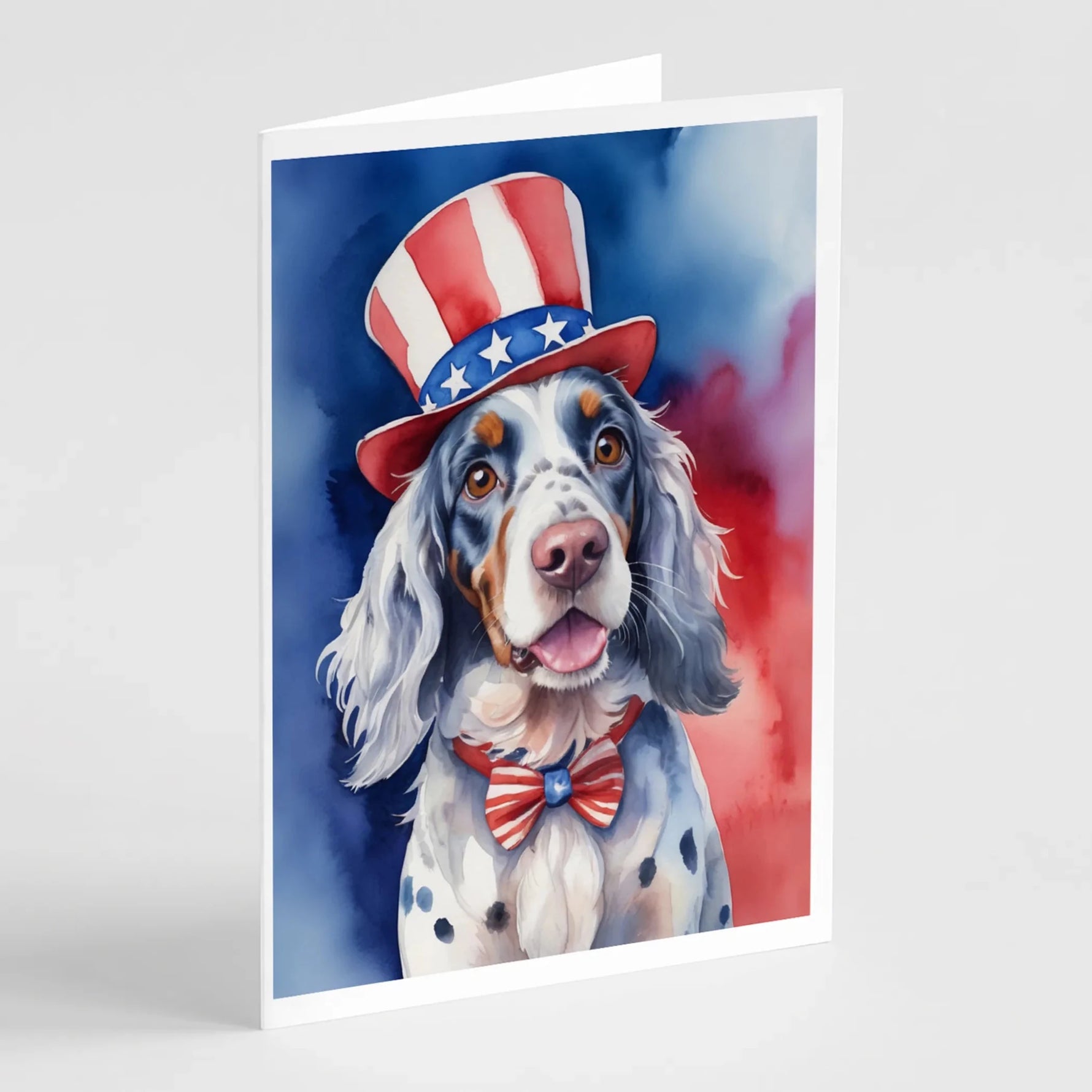 Patriotic American Greeting Cards - Size: 5X7 | Pack Of: 8 | Collection name: Patriotic american-AMAZON FACTORY