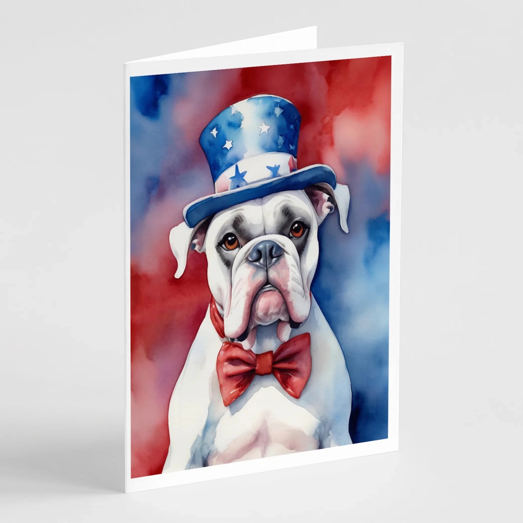 Patriotic American Greeting Cards - Size: 5X7 | Pack Of: 8 | Collection name: Patriotic american-AMAZON FACTORY