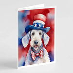 Patriotic American Greeting Cards - Size: 5X7 | Pack Of: 8 | Collection name: Patriotic american-AMAZON FACTORY