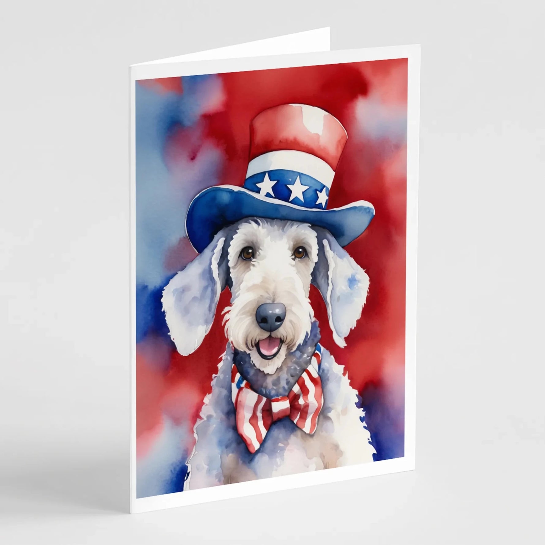 Patriotic American Greeting Cards - Size: 5X7 | Pack Of: 8 | Collection name: Patriotic american-AMAZON FACTORY