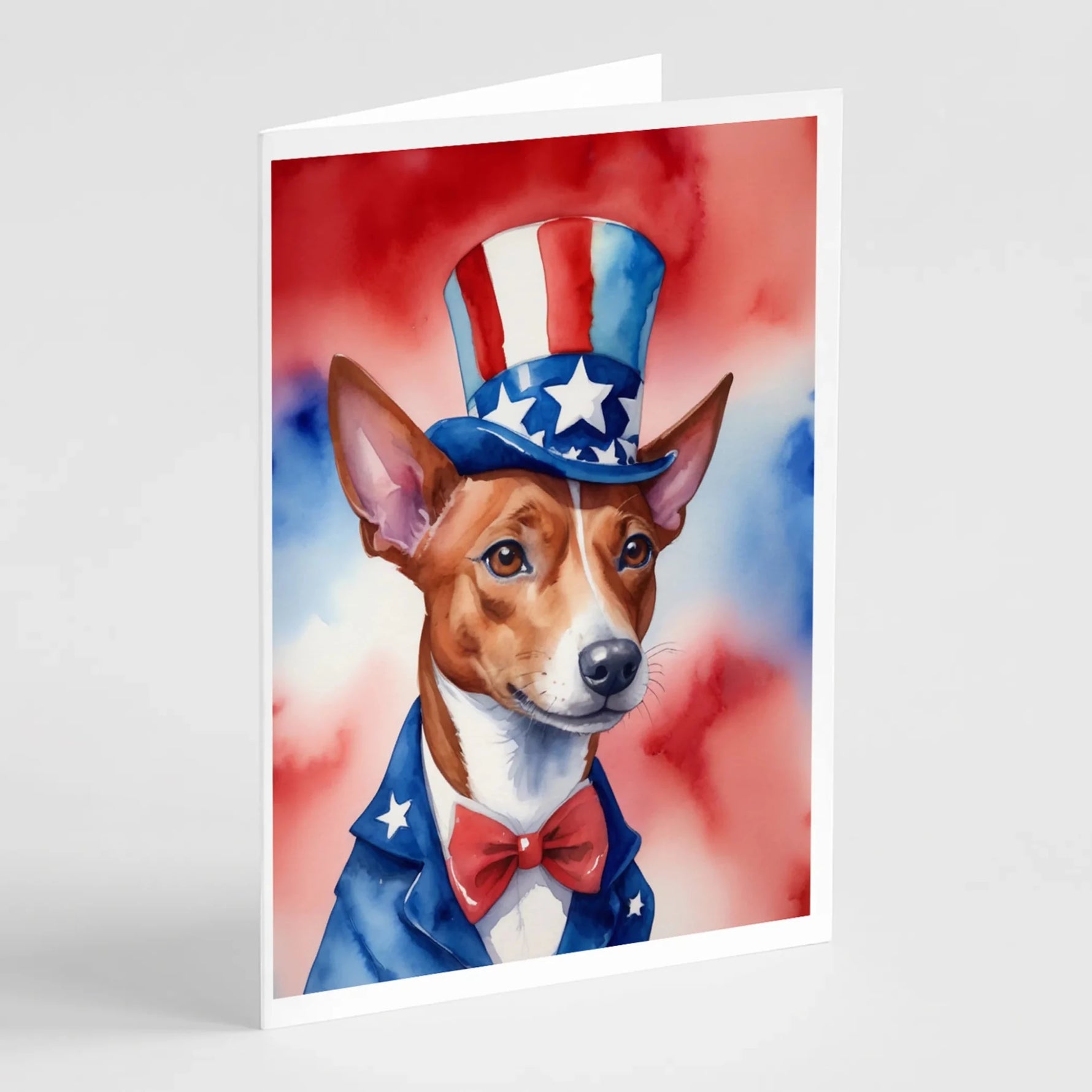 Patriotic American Greeting Cards - Size: 5X7 | Pack Of: 8 | Collection name: Patriotic american-AMAZON FACTORY