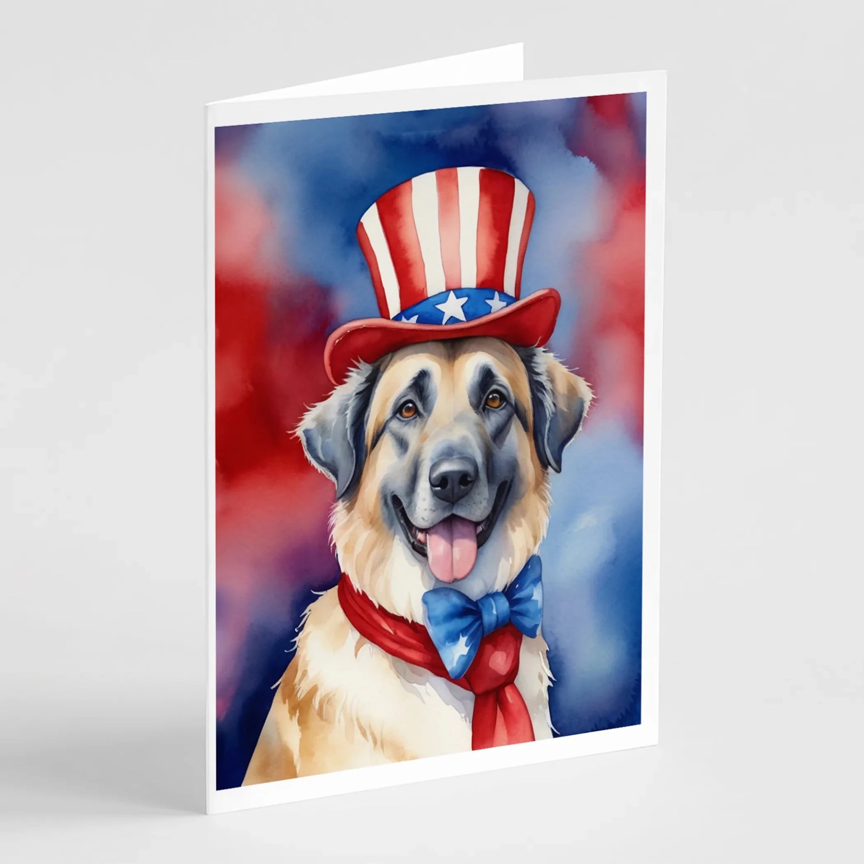 Patriotic American Greeting Cards - Size: 5X7 | Pack Of: 8 | Collection name: Patriotic american-AMAZON FACTORY