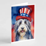 Patriotic American Greeting Cards - Size: 5X7 | Pack Of: 8 | Collection name: Patriotic american-AMAZON FACTORY