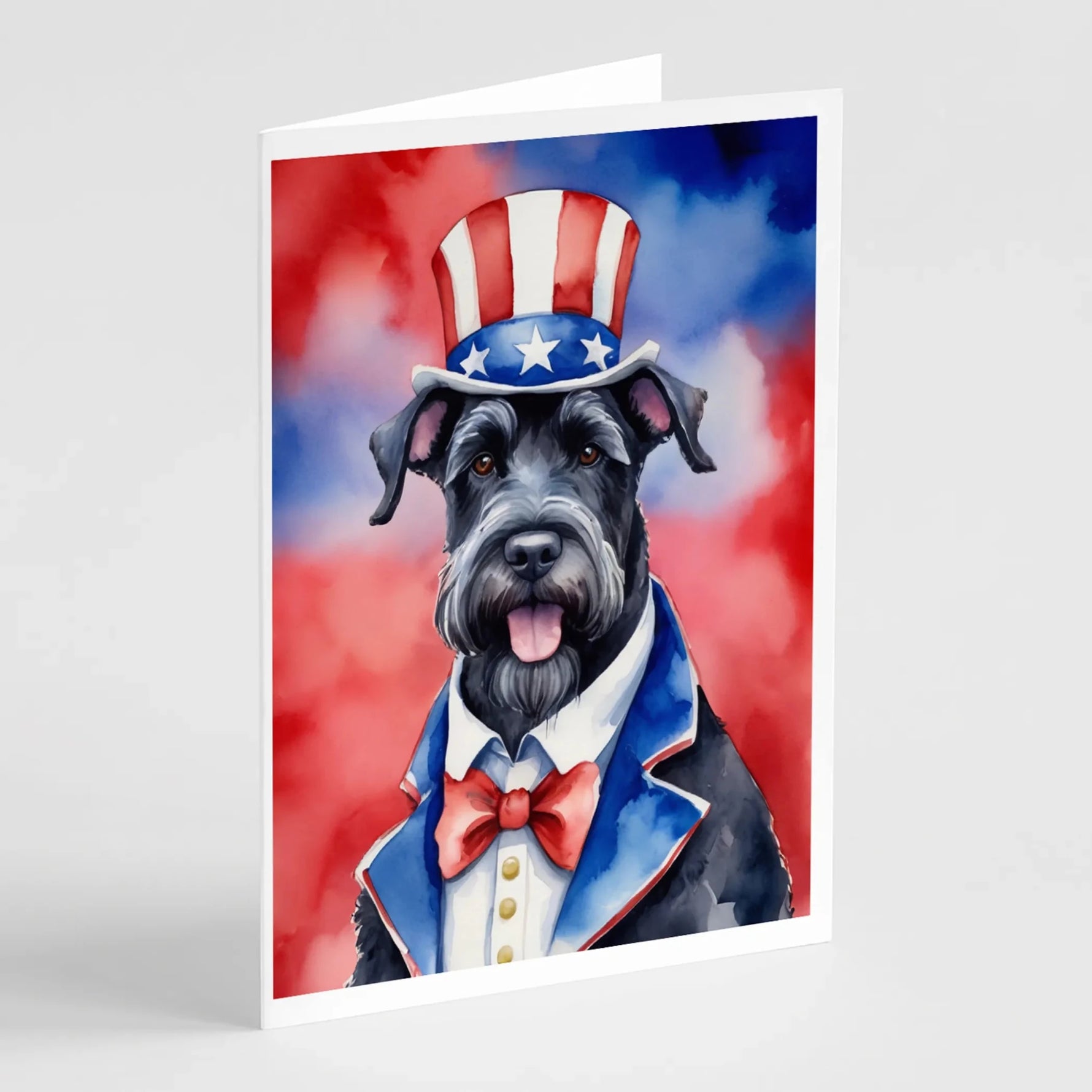 Patriotic American Greeting Cards - Size: 5X7 | Pack Of: 8 | Collection name: Patriotic american-AMAZON FACTORY