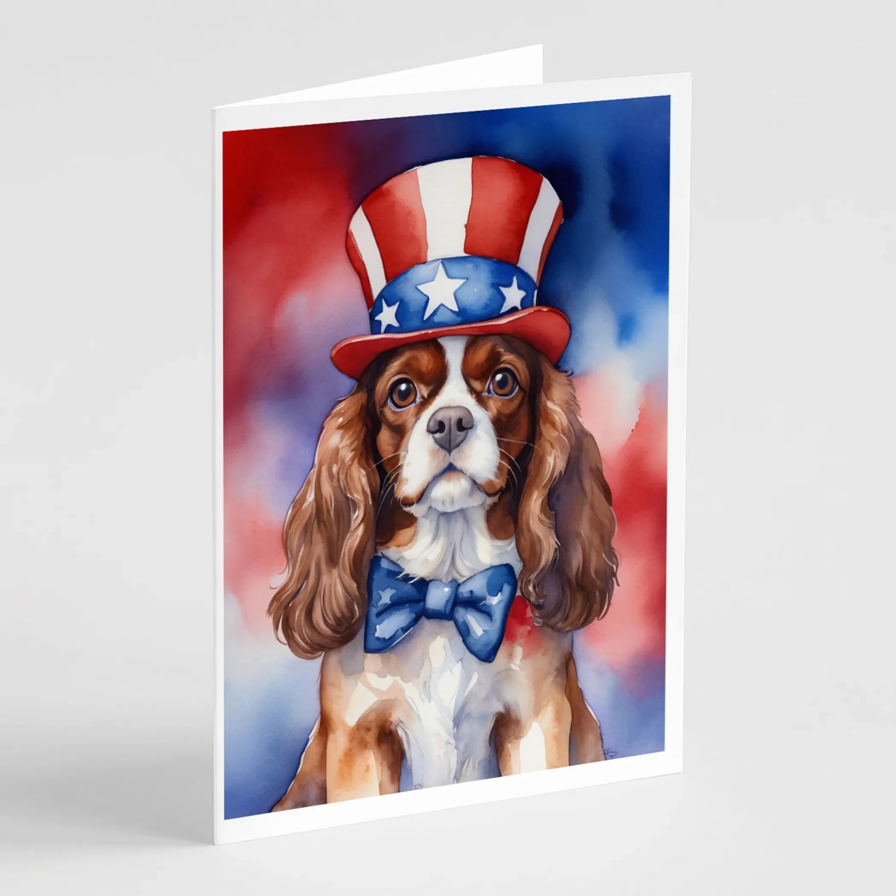 Patriotic American Greeting Cards - Size: 5X7 | Pack Of: 8 | Collection name: Patriotic american-AMAZON FACTORY