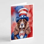Patriotic American Greeting Cards - Size: 5X7 | Pack Of: 8 | Collection name: Patriotic american-AMAZON FACTORY