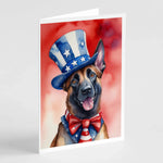 Patriotic American Greeting Cards - Size: 5X7 | Pack Of: 8 | Collection name: Patriotic american-AMAZON FACTORY
