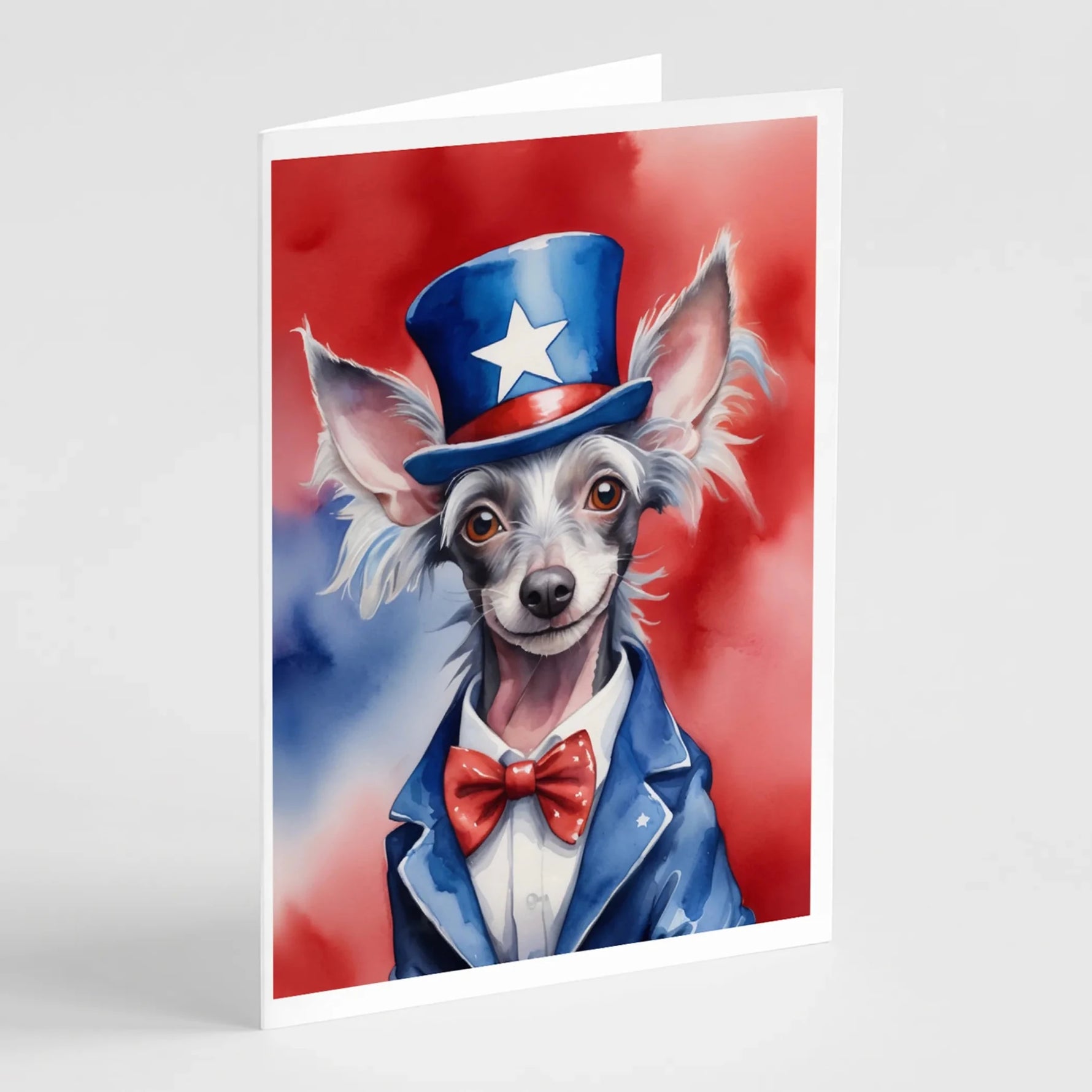 Patriotic American Greeting Cards - Size: 5X7 | Pack Of: 8 | Collection name: Patriotic american-AMAZON FACTORY