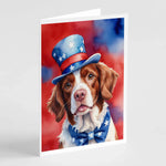 Patriotic American Greeting Cards - Size: 5X7 | Pack Of: 8 | Collection name: Patriotic american-AMAZON FACTORY