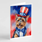 Patriotic American Greeting Cards - Size: 5X7 | Pack Of: 8 | Collection name: Patriotic american-AMAZON FACTORY