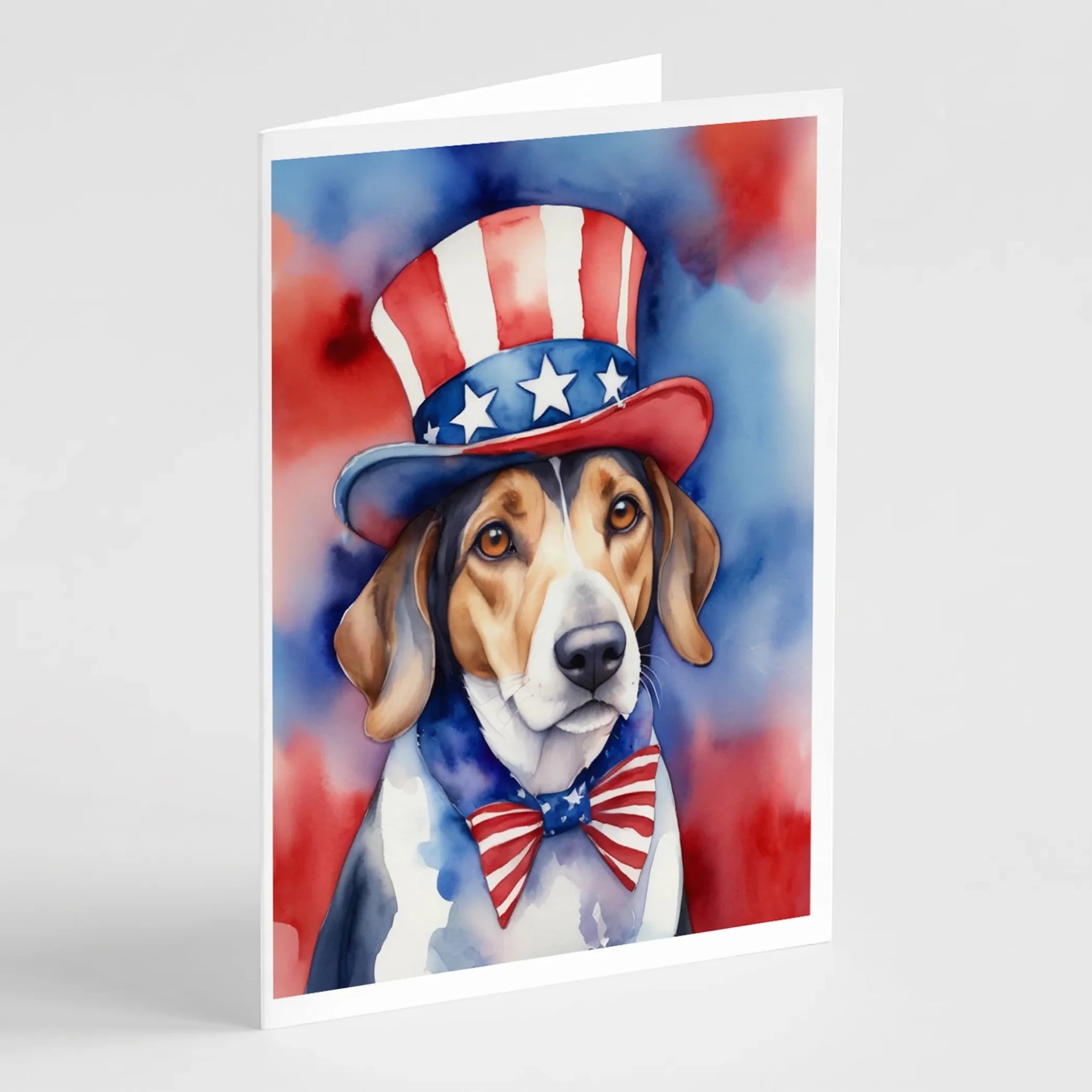 Patriotic American Greeting Cards - Size: 5X7 | Pack Of: 8 | Collection name: Patriotic american-AMAZON FACTORY