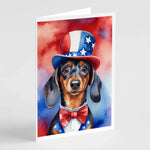 Patriotic American Greeting Cards - Size: 5X7 | Pack Of: 8 | Collection name: Patriotic american-AMAZON FACTORY