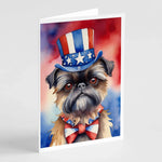 Patriotic American Greeting Cards - Size: 5X7 | Pack Of: 8 | Collection name: Patriotic american-AMAZON FACTORY