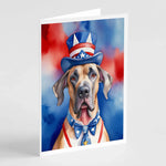 Patriotic American Greeting Cards - Size: 5X7 | Pack Of: 8 | Collection name: Patriotic american-AMAZON FACTORY