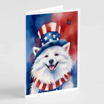 Patriotic American Greeting Cards - Size: 5X7 | Pack Of: 8 | Collection name: Patriotic american-AMAZON FACTORY