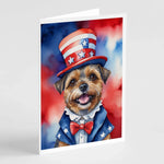 Patriotic American Greeting Cards - Size: 5X7 | Pack Of: 8 | Collection name: Patriotic american-AMAZON FACTORY