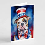 Patriotic American Greeting Cards - Size: 5X7 | Pack Of: 8 | Collection name: Patriotic american-AMAZON FACTORY