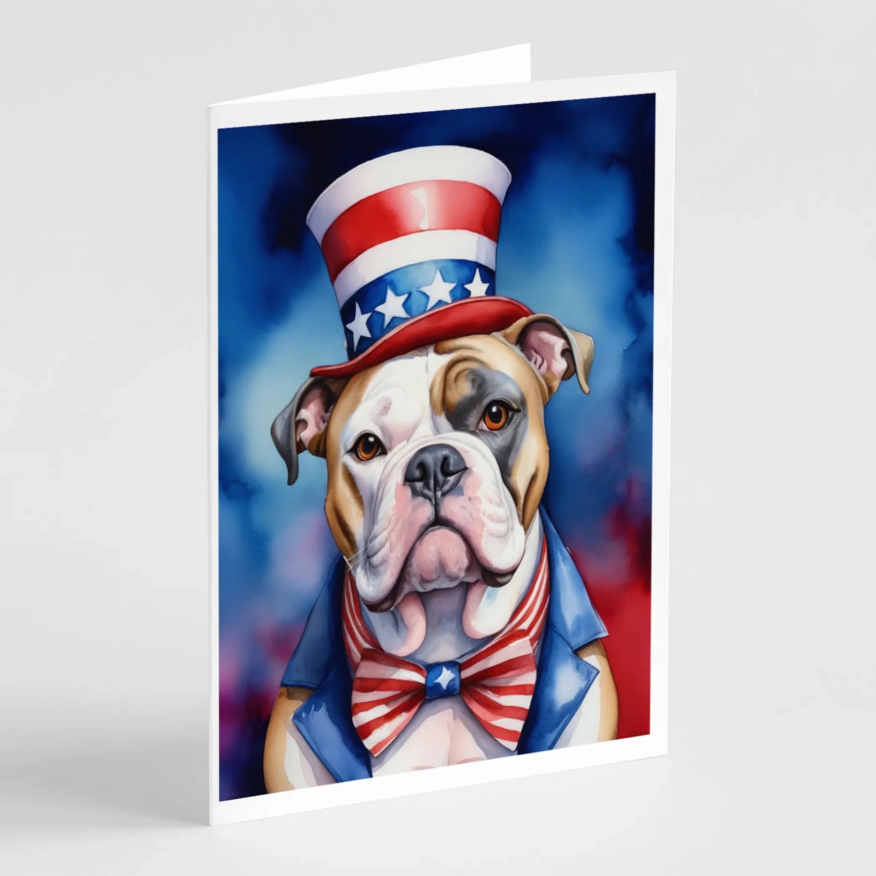 Patriotic American Greeting Cards - Size: 5X7 | Pack Of: 8 | Collection name: Patriotic american-AMAZON FACTORY