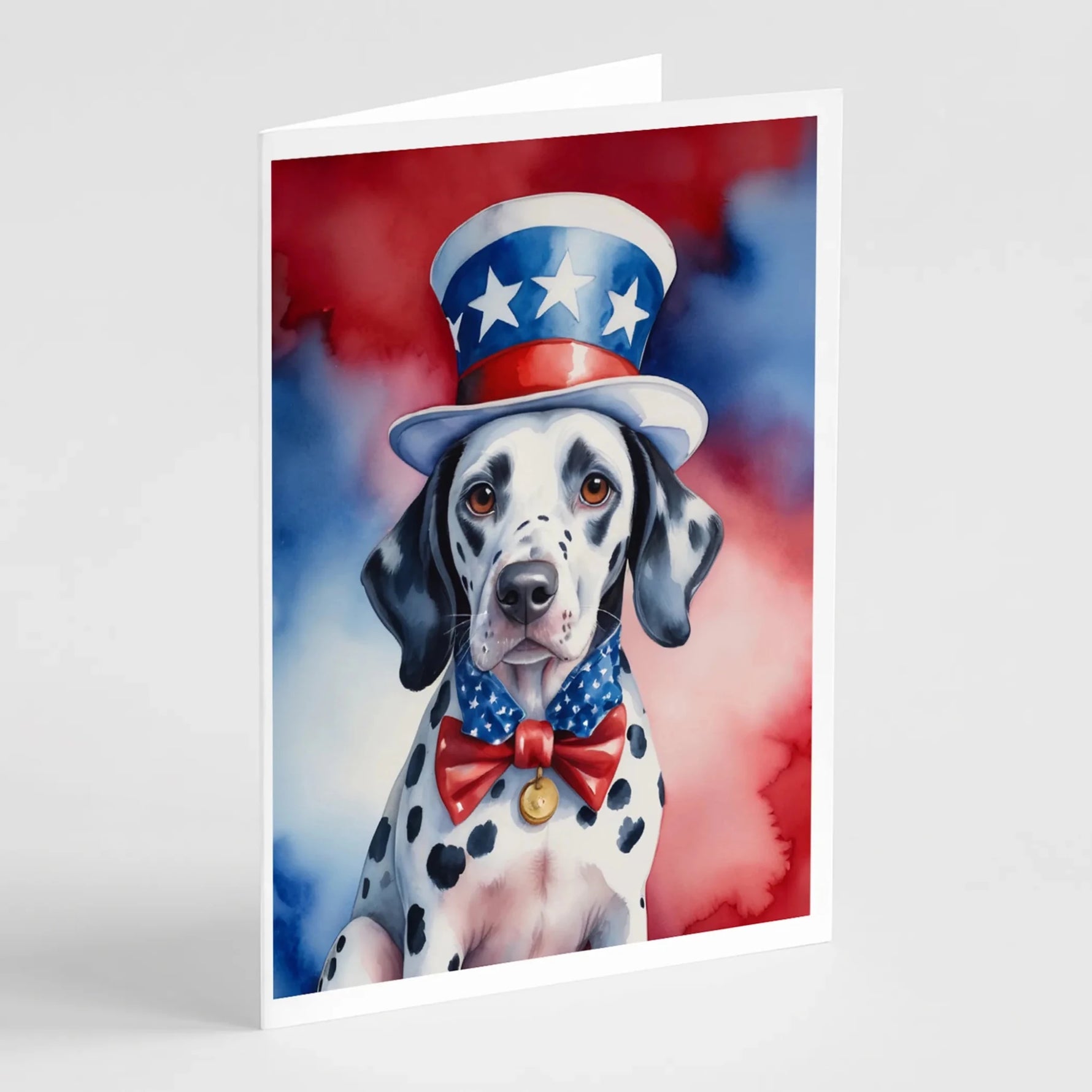 Patriotic American Greeting Cards - Size: 5X7 | Pack Of: 8 | Collection name: Patriotic american-AMAZON FACTORY