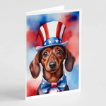 Patriotic American Greeting Cards - Size: 5X7 | Pack Of: 8 | Collection name: Patriotic american-AMAZON FACTORY