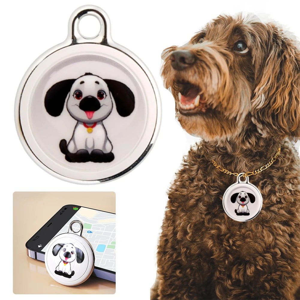 Pet Anti-Lost GPS Tracker Bluetooth-compatible Anti-Lost GPS Tracker Locator Finder Waterproof GPS Tracking Device for Dogs Cats-AMAZON FACTORY