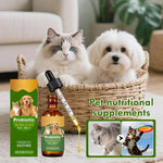 Pet Nutrition Supplement Probiotic Drops Containing Enzymes Used For Dog Cat Digestion And Immune Support Health Supplement 60ML-AMAZON FACTORY