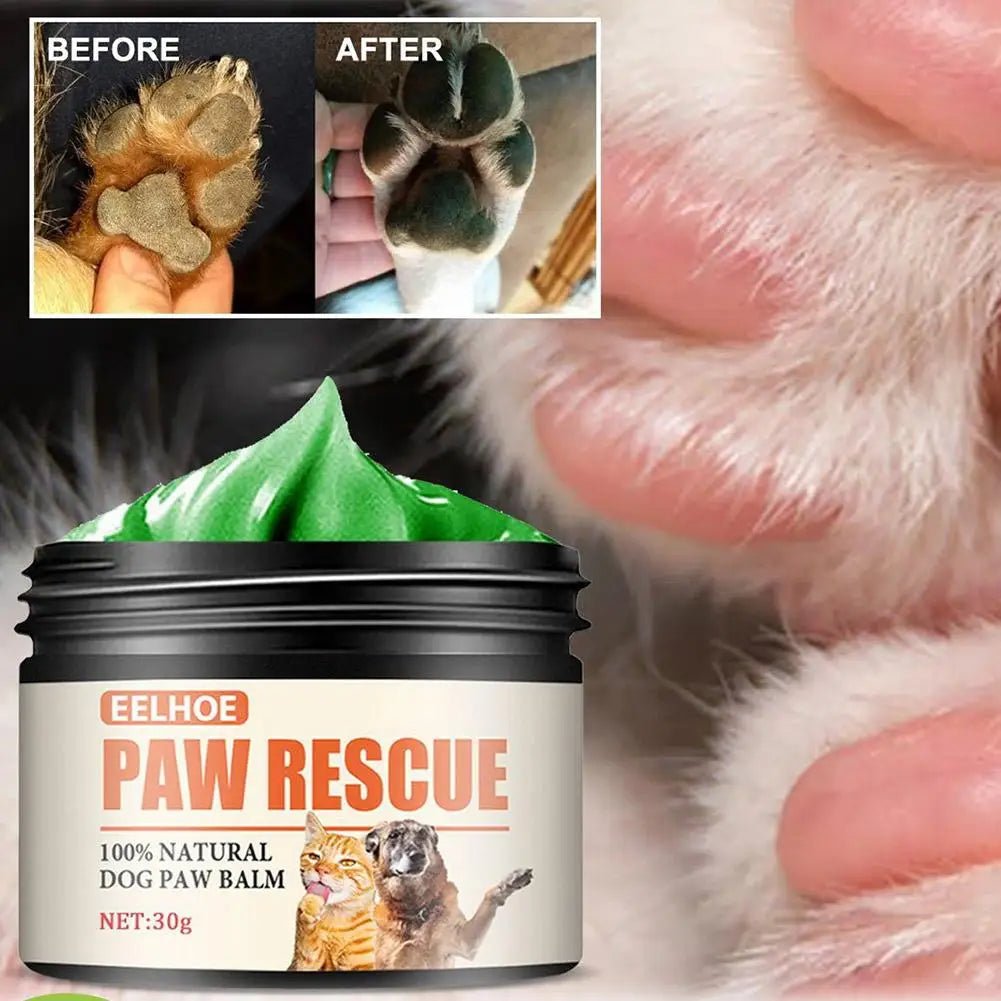 Pet Paw Care Cream Dogs Cat Nose Balm Foot Care Cleaner Dog Bath Foot Pad Protective Oil for Cracked Paw Care Paw Balm 30g-AMAZON FACTORY