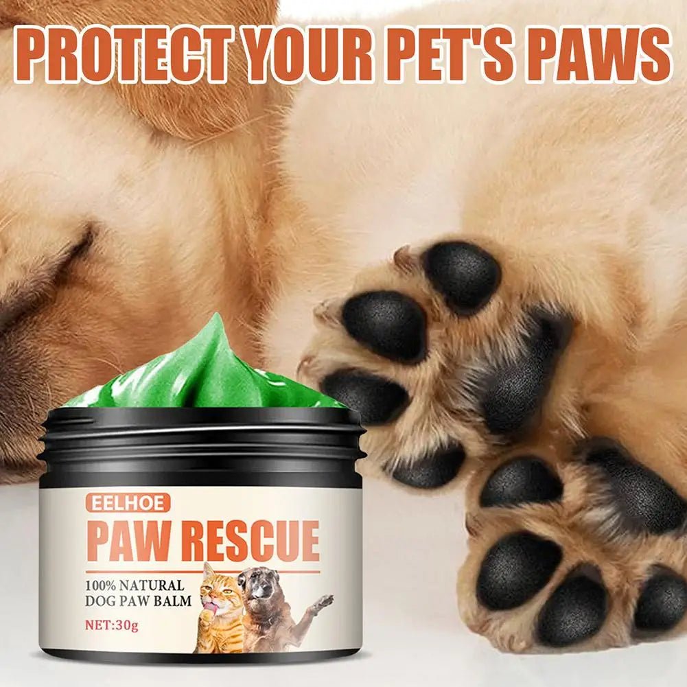 Pet Paw Care Cream Dogs Cat Nose Balm Foot Care Cleaner Dog Bath Foot Pad Protective Oil for Cracked Paw Care Paw Balm 30g-AMAZON FACTORY