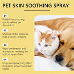 Pet Skin Care Spray Relieve Discomfort for Dogs Cat Flea Lice Control Alleviate Skin Scratching Licking Portable Pet Wound Spray-AMAZON FACTORY