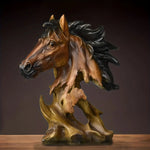 Polyresin Horse Tabletop Sculpture - AMAZON FACTORY