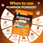 Pumpkin Powder for Dogs Digestive Support - AMAZON FACTORY