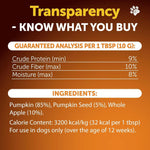 Pumpkin Powder for Dogs Digestive Support - AMAZON FACTORY