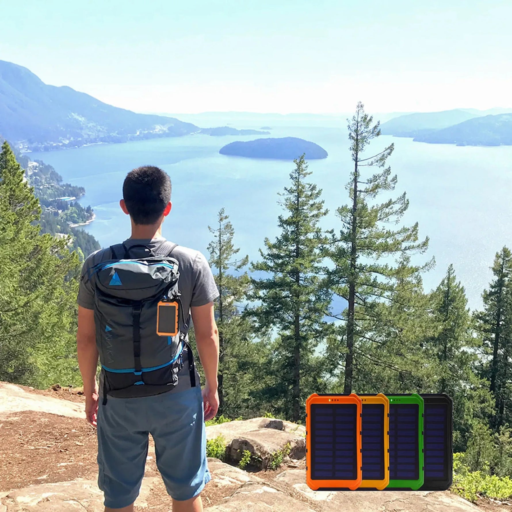 Roaming Solar Power Bank Phone or Tablet Charger - AMAZON FACTORY