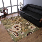 Rugsotic Carpets Hand Tufted Wool Area Rug Floral - AMAZON FACTORY
