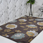Rugsotic Carpets Hand Tufted Wool Area Rug Floral - AMAZON FACTORY