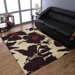 Rugsotic Carpets Hand Tufted Wool Area Rug Floral - AMAZON FACTORY