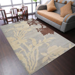 Rugsotic Carpets Hand Tufted Wool Area Rug Floral - AMAZON FACTORY