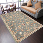 Rugsotic Carpets Hand Tufted Wool Area Rug Floral - AMAZON FACTORY