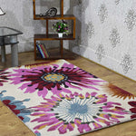 Rugsotic Carpets Hand Tufted Wool Area Rug Floral - AMAZON FACTORY