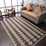 Rugsotic Carpets Hand Woven Flat Weave Kilim Wool Area Rug Contemporary - AMAZON FACTORY