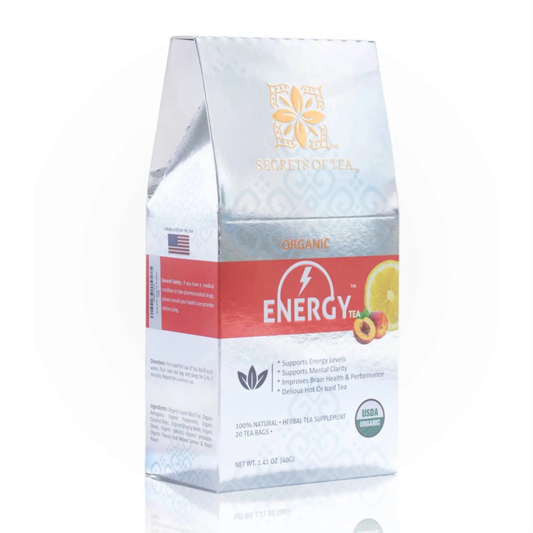 Secrets Of Tea Energy Tea, Healthy Energy Drink-AMAZON FACTORY