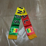 Senegal Scarf 14x135cm Double-sided Printed Senegal Flag Satin Scarf Suitable for 2026 world cup Sports Events-AMAZON FACTORY