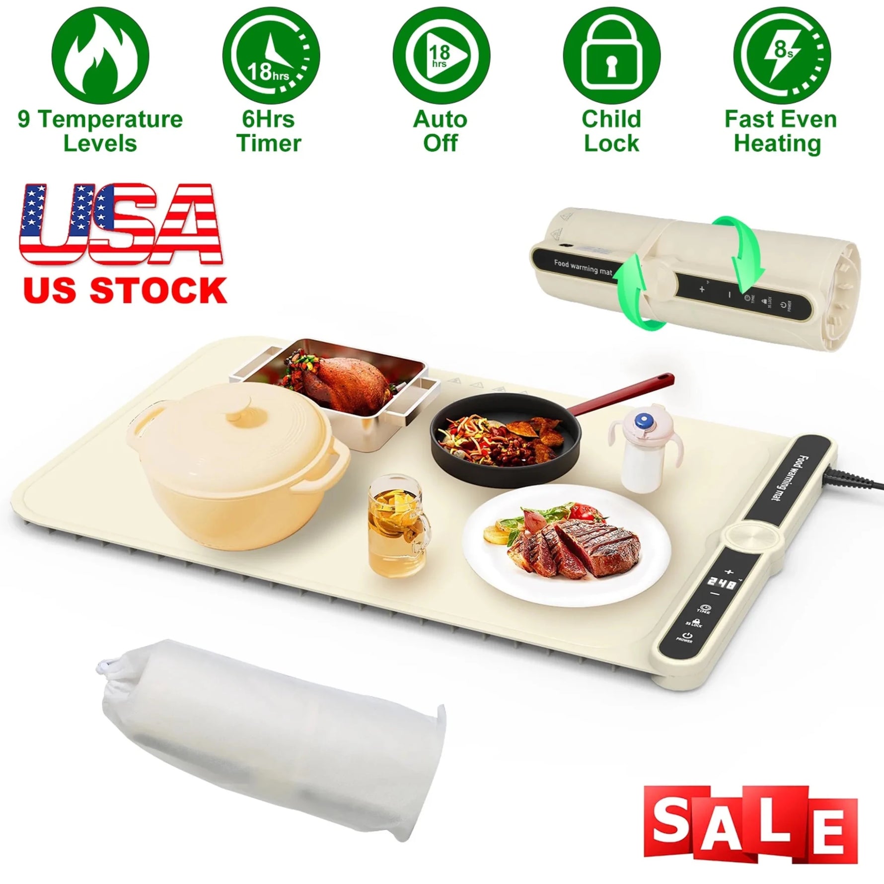 Silicone Food Warming Mat-AMAZON FACTORY