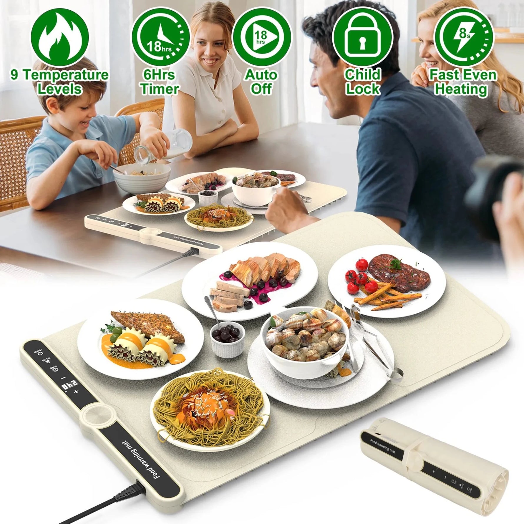 Silicone Food Warming Mat-AMAZON FACTORY