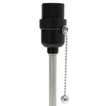 Simple Designs Petite White Stick Lamp with USB Charging Port and Fabric Shade - AMAZON FACTORY