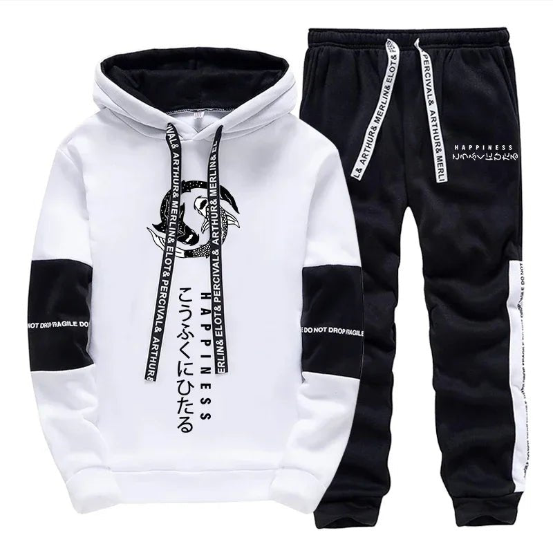Single Soft Fabric Sweatshirts And Sweatpants 2026 Spring Hot Sales Men's Hooded Casual Outdoor Quality Sports Tracksuit-AMAZON FACTORY