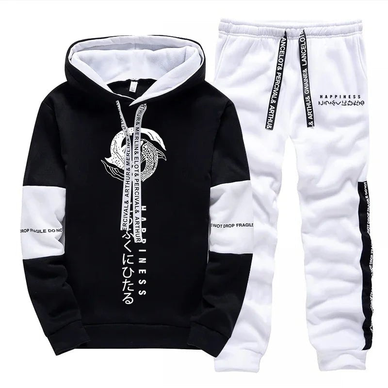 Single Soft Fabric Sweatshirts And Sweatpants 2026 Spring Hot Sales Men's Hooded Casual Outdoor Quality Sports Tracksuit-AMAZON FACTORY
