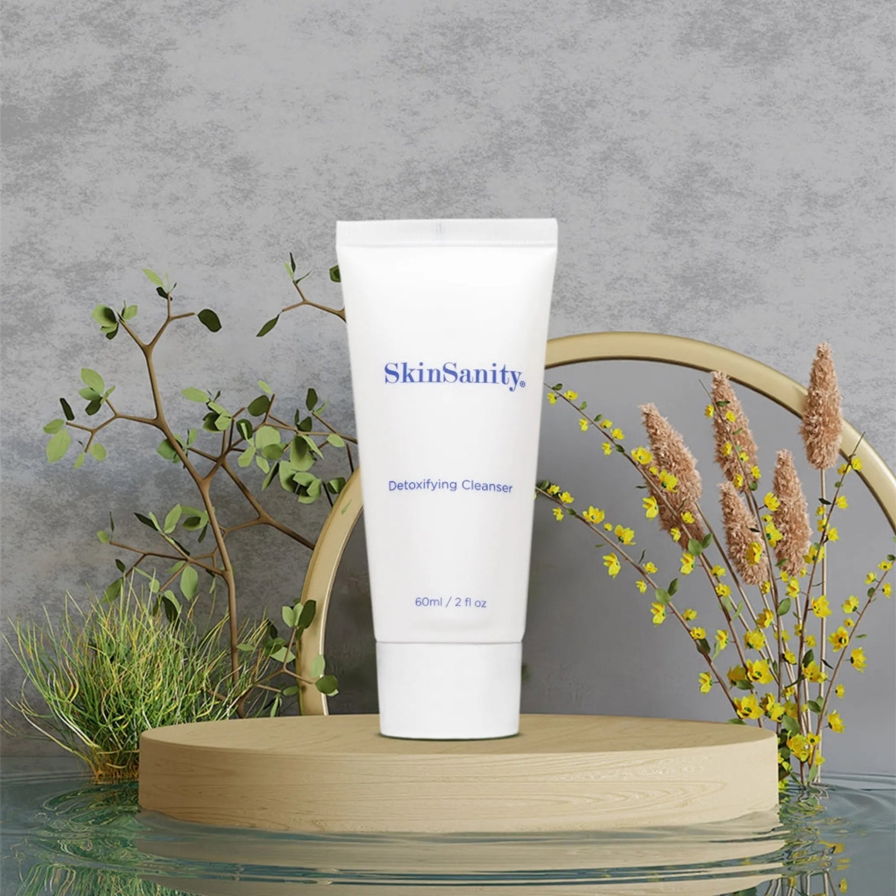 SkinSanity Detoxifying Facial Morning Cleanser 2 fl oz - AMAZON FACTORY