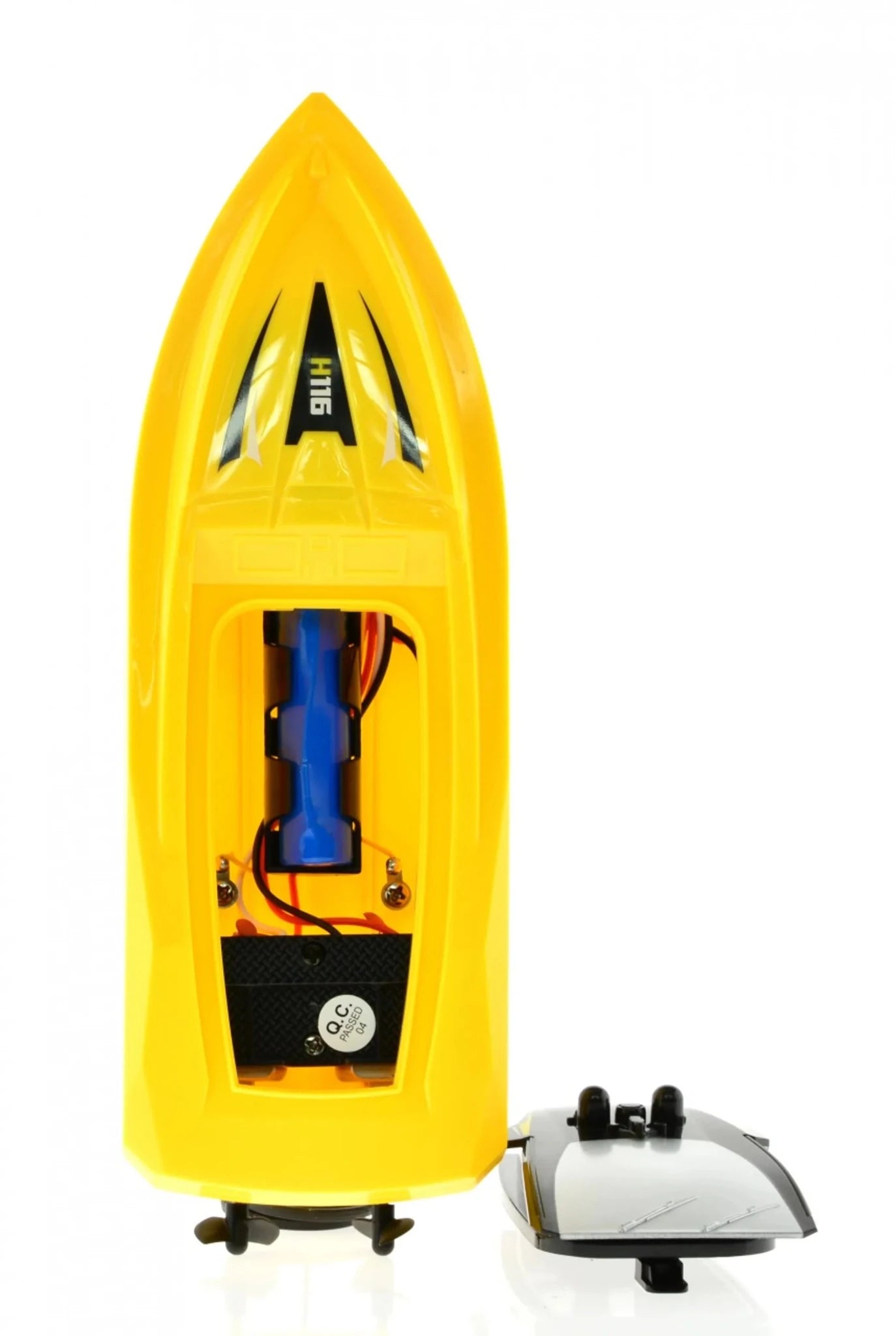 Small Rc Boat With 2.4 Ghz Remote And Rechargeable Battery-AMAZON FACTORY