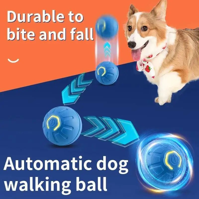 Smart Dog Toy Ball Electronic Interactive Pet Toy Moving Ball USB Automatic Moving Jumping Bouncing-AMAZON FACTORY